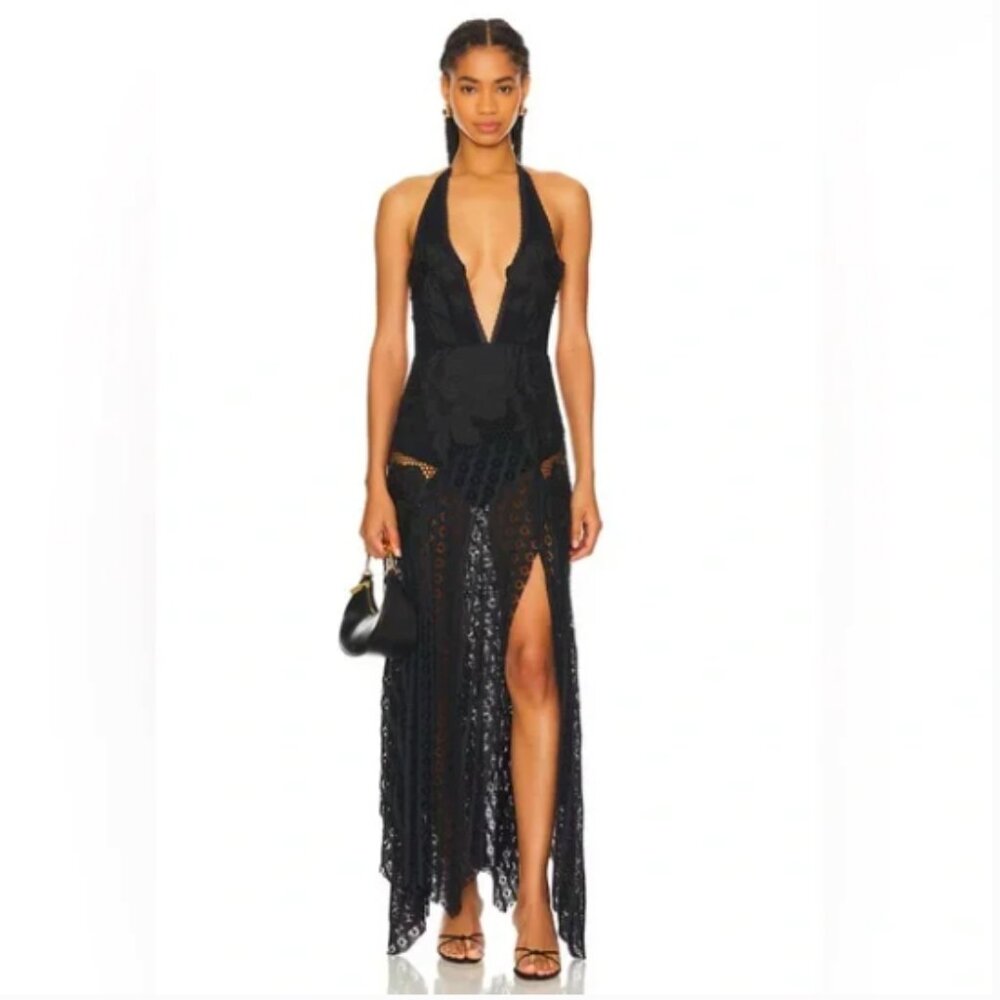 ISO Free People Celeste Maxi Dress in Black